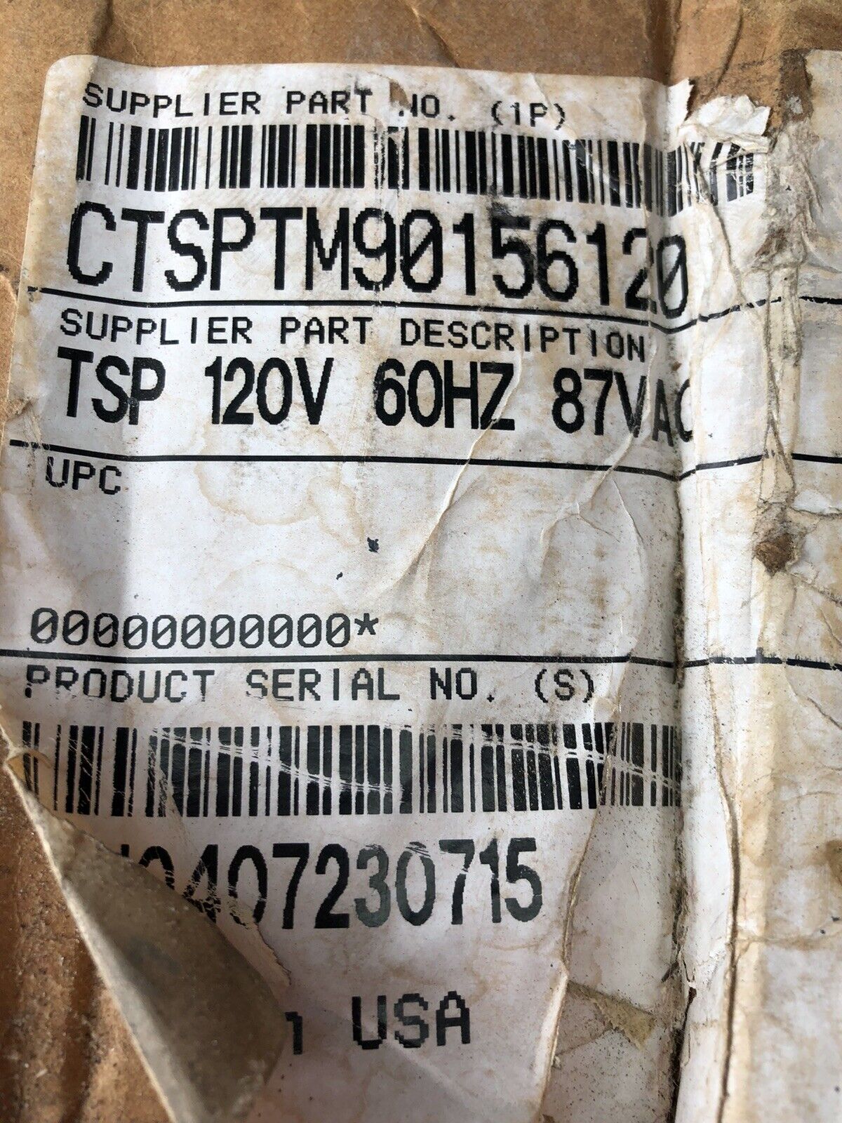 New Apc Ctsptm90156120 Transformer Module Power Supply 240V 60Hz 22Amp,Ck