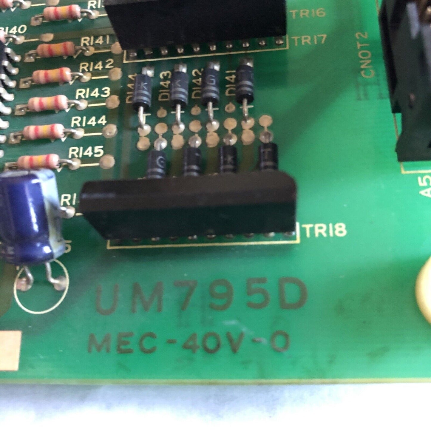 Nachi Um795d Circuit Board Unit Mec-40V-0,Bd