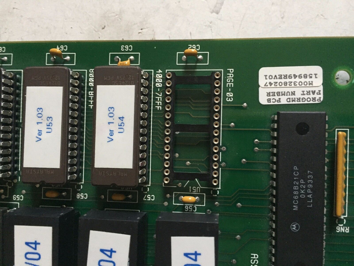 Rockwell E20118-1,A5410,Goss 124441,C143350 Assembly Apcs Keyboard Controller,Cs