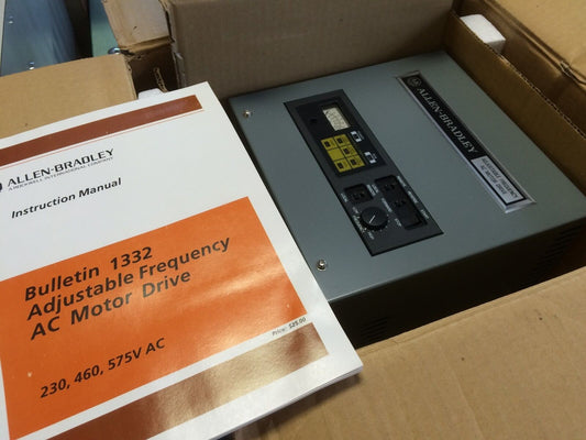 New Allen Bradley Drive Adjustable Frequency 230V, A2-0.55Kw 4.1Amp 1332-Zaa,Bu