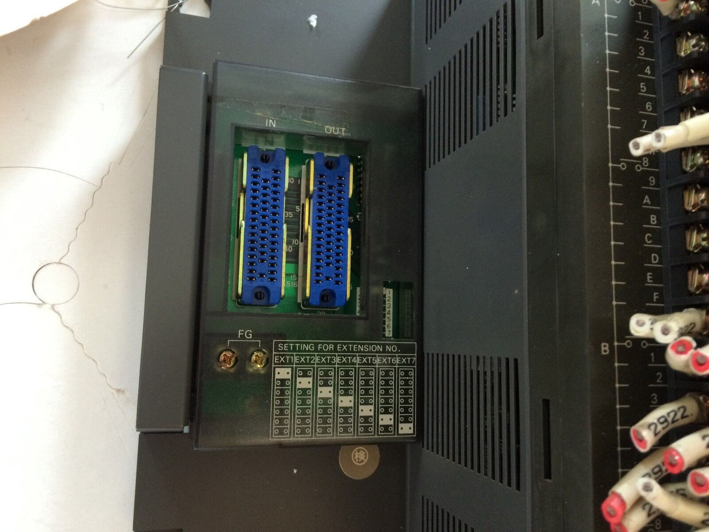 Mitsubishi A58b Melsec Plc Rack, With Ax11, Ay13,Ax41,Tb