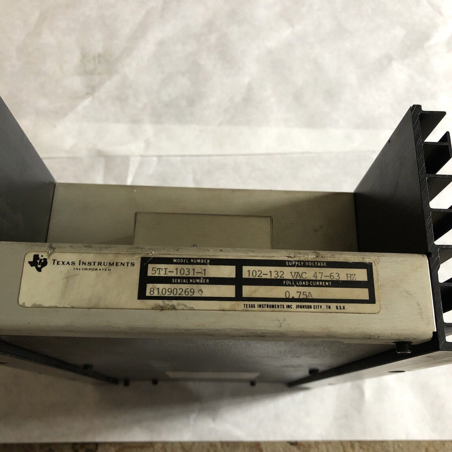 Texas  5Ti-1031-1 Siemens Sequencer Module .75Amp 102-132Vac 47-63Hz,Bi