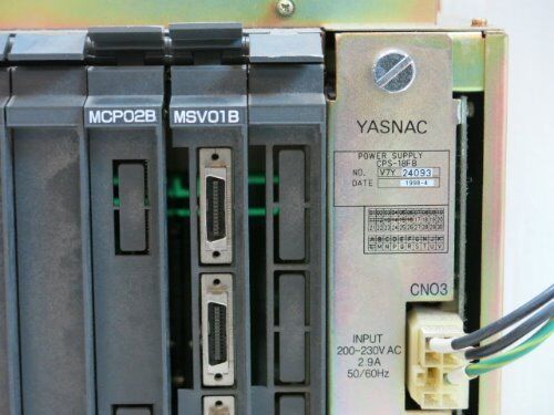 Yaskawa Jznc-Mrk12-1E,Cps-18Fb V7y 24093 Control,Mcp01,Mif01,Mcp02b,Msv01b,Tj