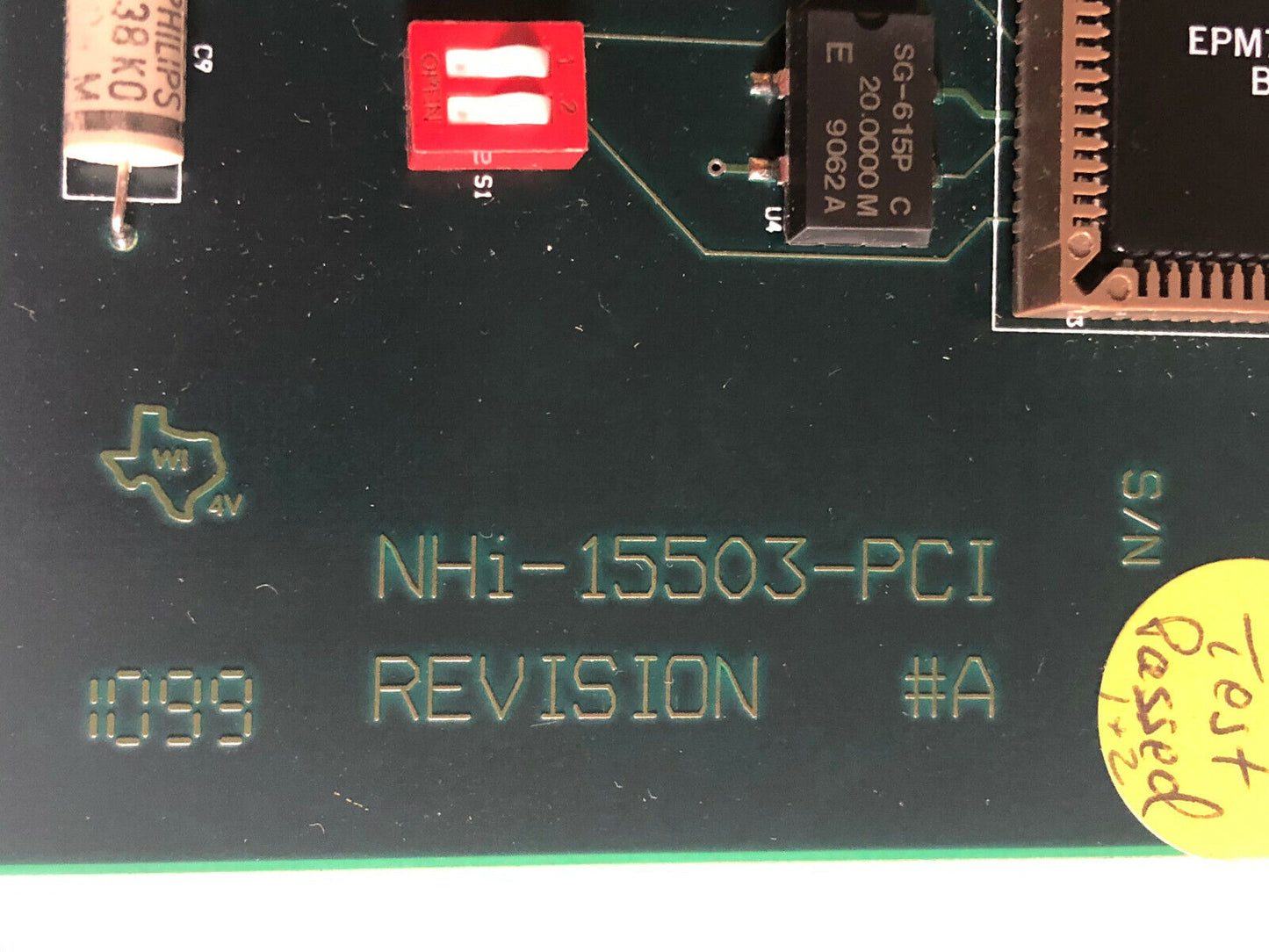 National Hybrid Nhi 15503, Nhi 15503-Pci Legacy Terminal,Fk