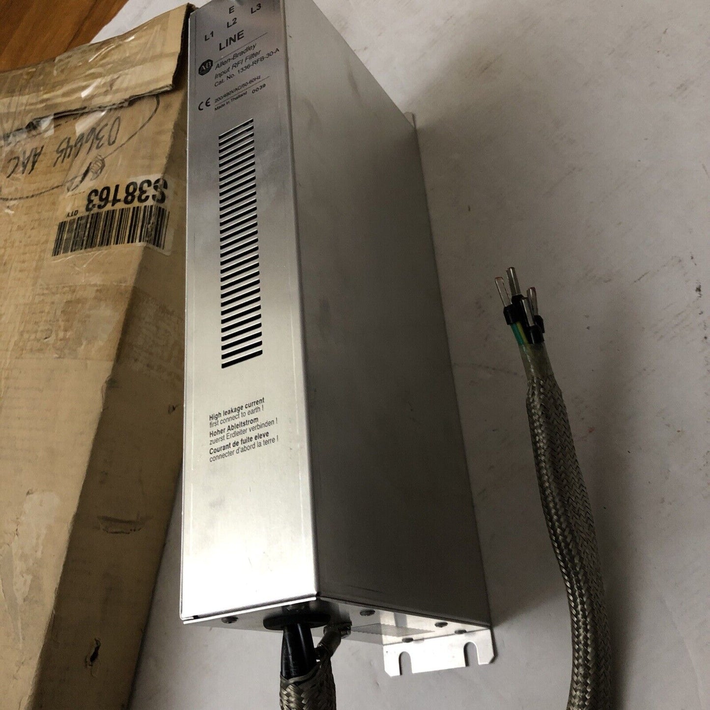 New Allen Bradley 1336-Rfb-30-A Allen Control Filter Emc Ce 30Amp,Cr