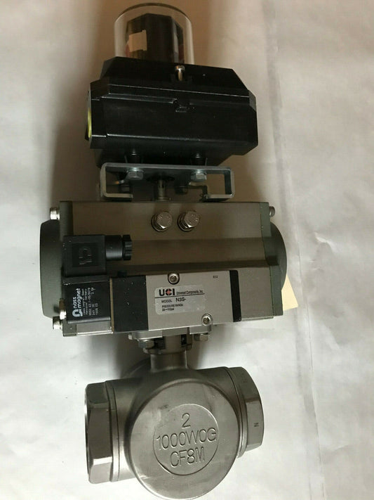 2" Ohio Valve Ov-083-12 Actuator Valve,Um28,Fmfb-5120,N3s,176F,2 1000Wog Cf8m,Sn