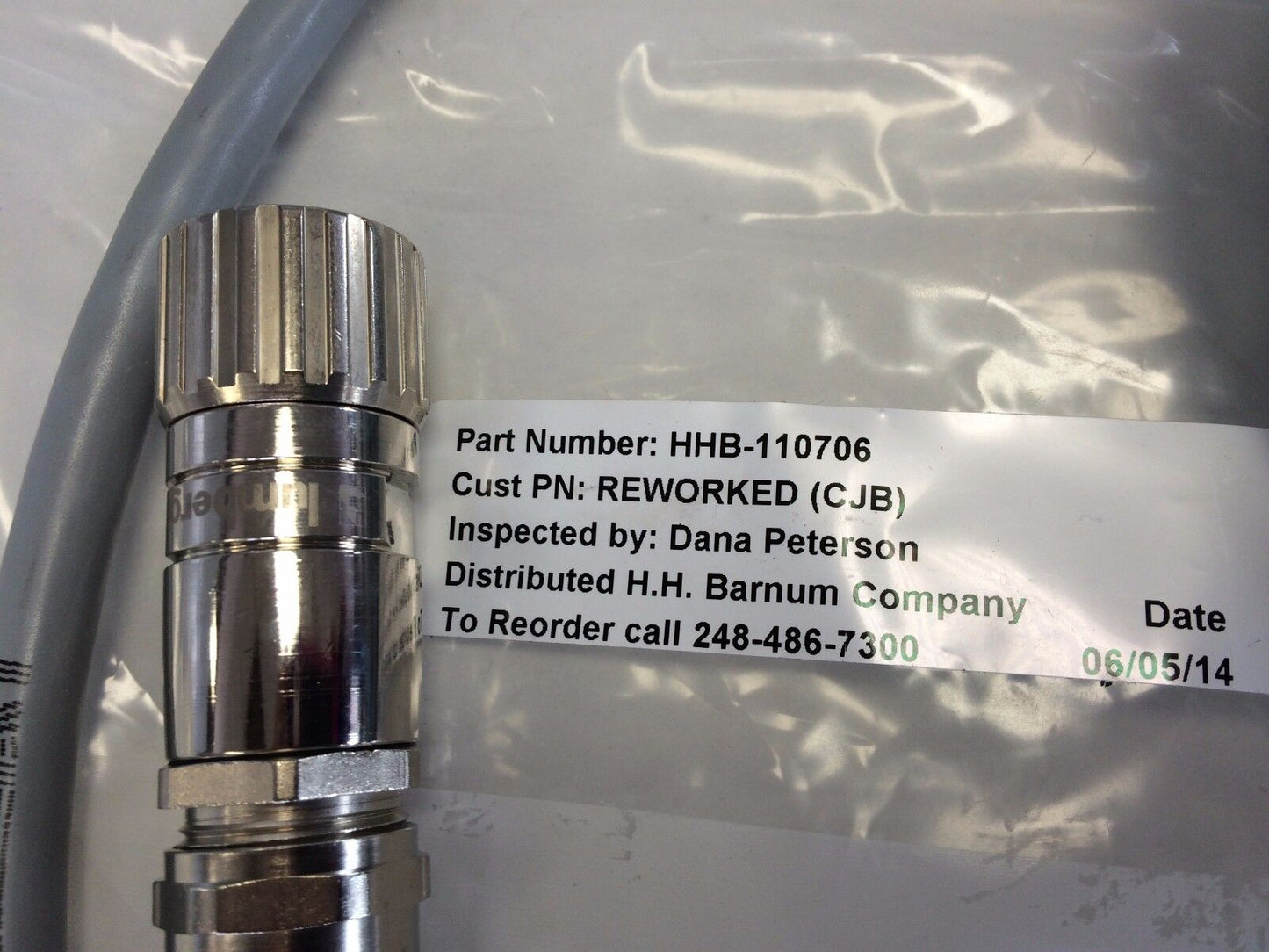 New Lutze H.H Barnum Hhb-110706 Servo/ Encoder Cable,Bb