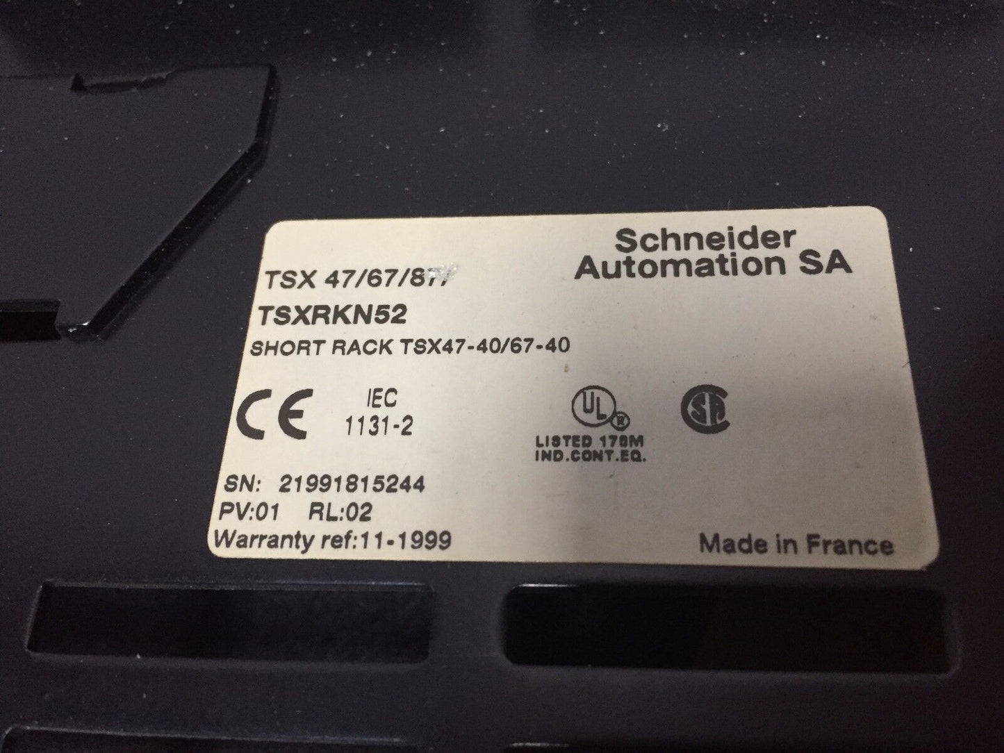 Telemecanique Tsxrkn52,Lx Tsx7,Tsx 47 40,Axm 4 92,Aemsystem,Tsx 47/67/87/,I/O,Tn