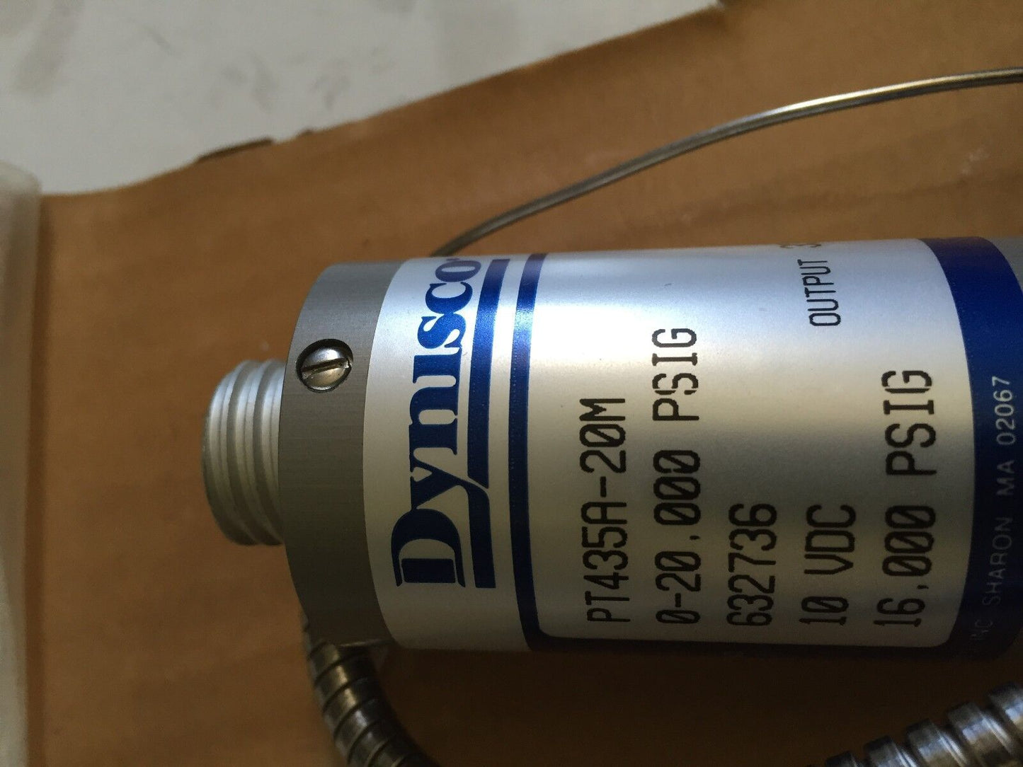 New Dynisco Pt435a-20M, Pt435a20m1018 Pressure Sensor,Pt435a 20M,Br