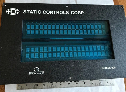 Static Controls 900-M-4-12-120-P-24 Series 900 Display Readout Panel, Ei