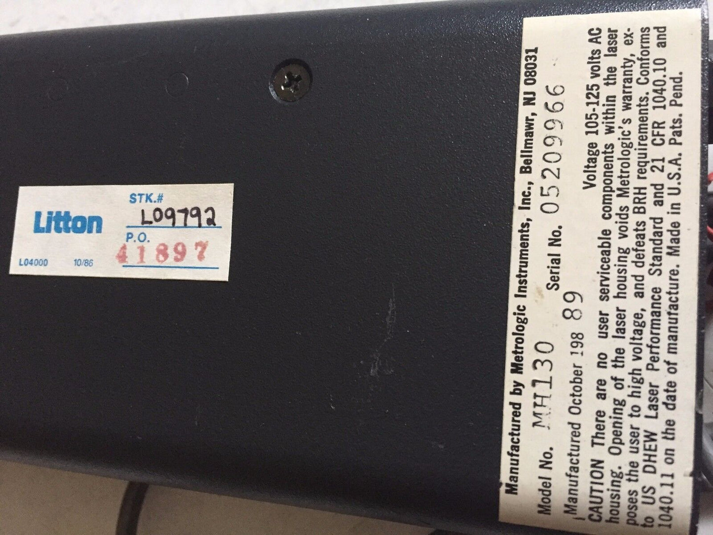 Metrologic Mh130 Barcode Scanner,Ed