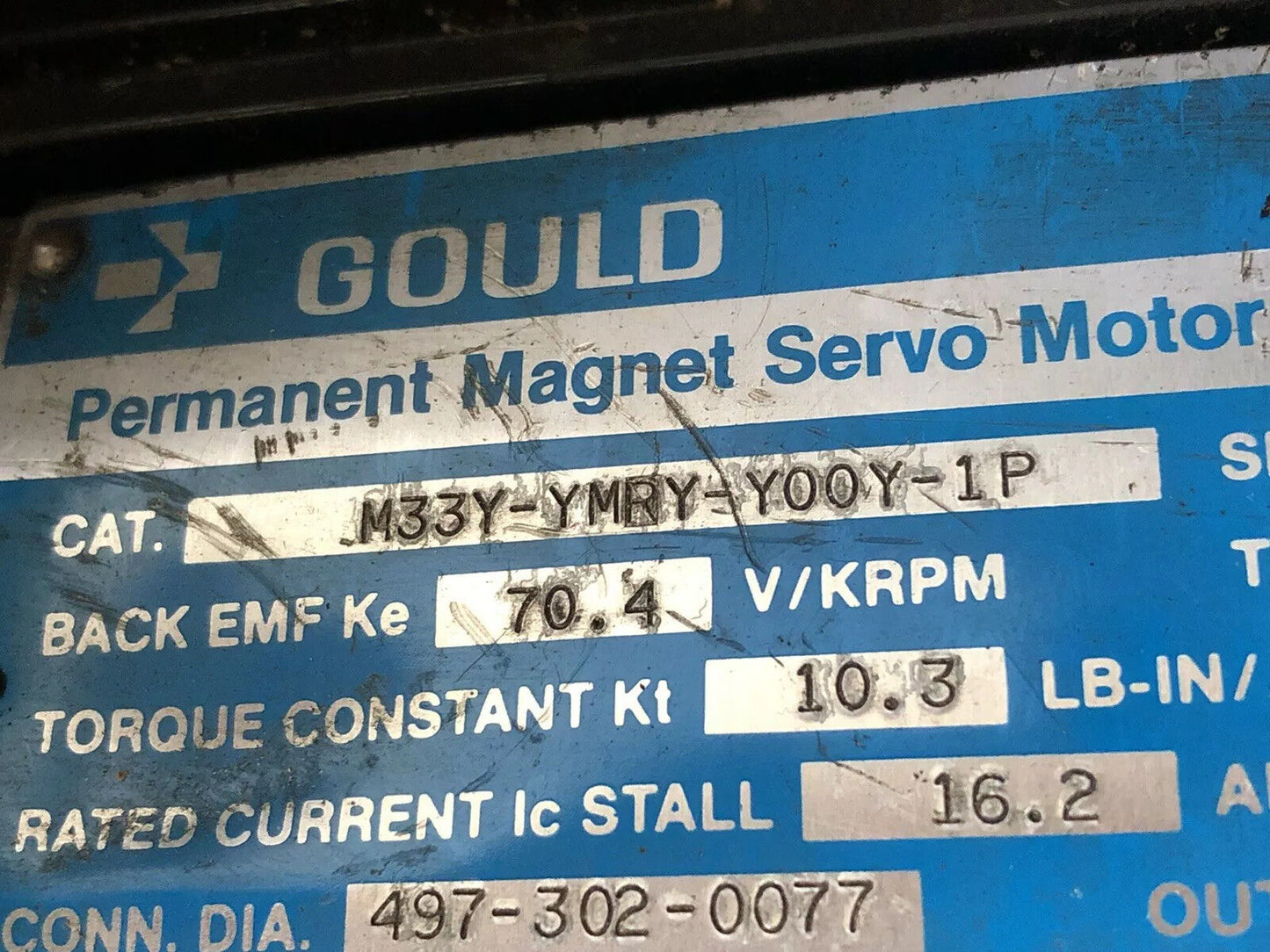 Gould M33y-Ymry-Y00y-1P Servo Motor & Alpha Sp140-M1-3 Gear Head,Td