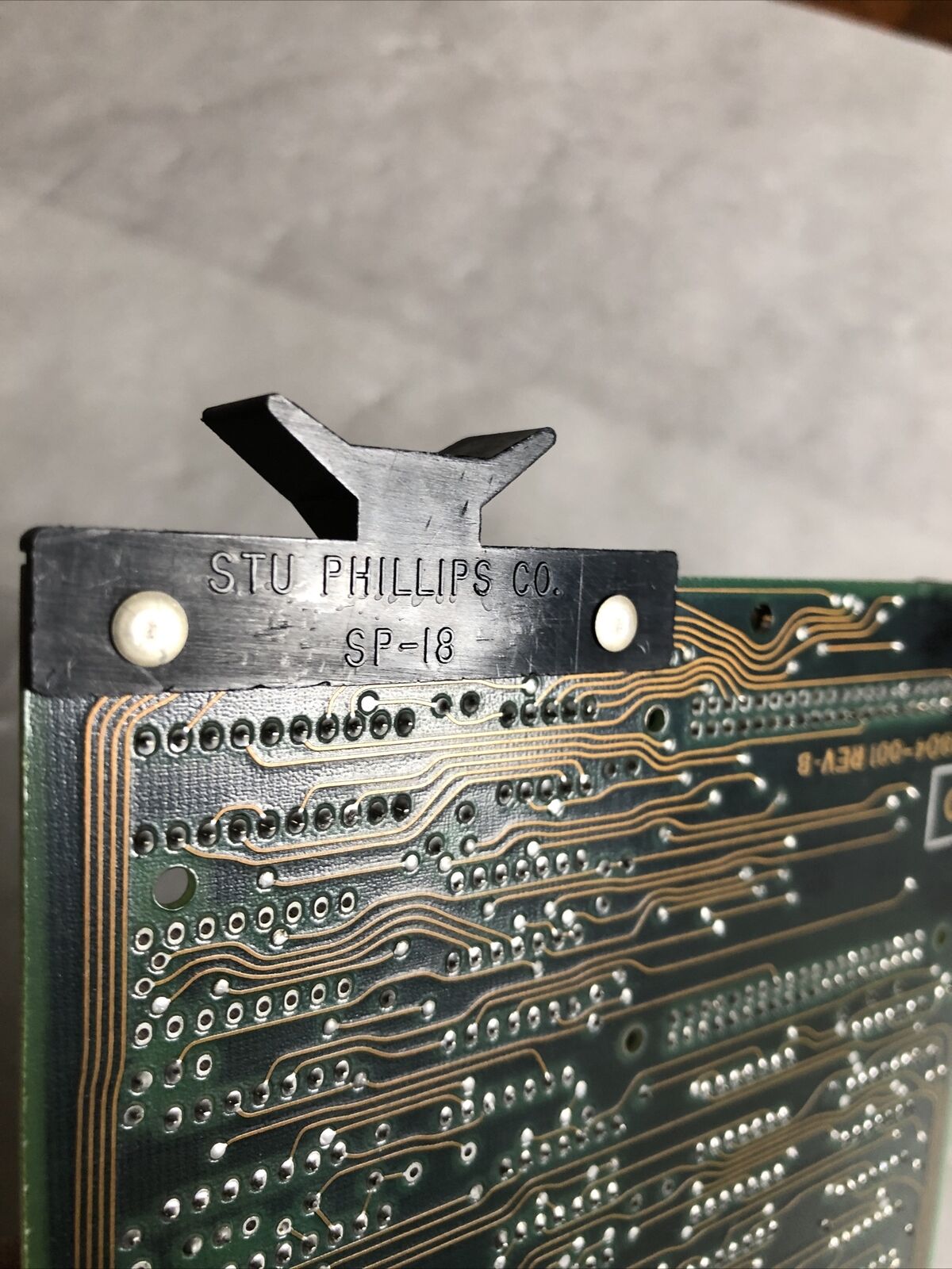 Plessey Microsystems 701805-100D,701804-001  Rev.A Stu Phillips Sp-18 Board,Bx