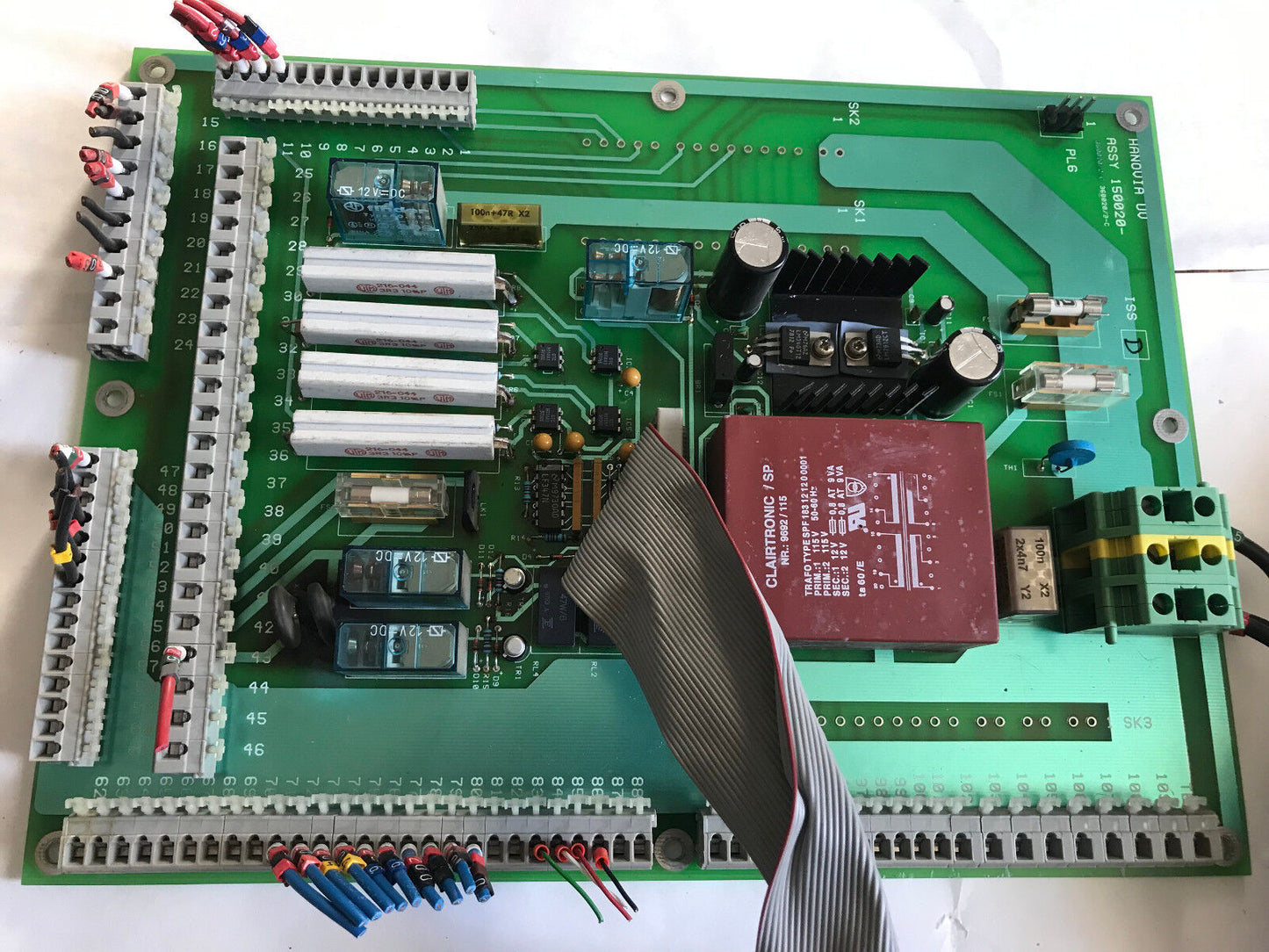 Hanovia Uv 150020 Board 150020-0002 Iss 360020/2-C 360020/3-C,Hanovia 150020,Su