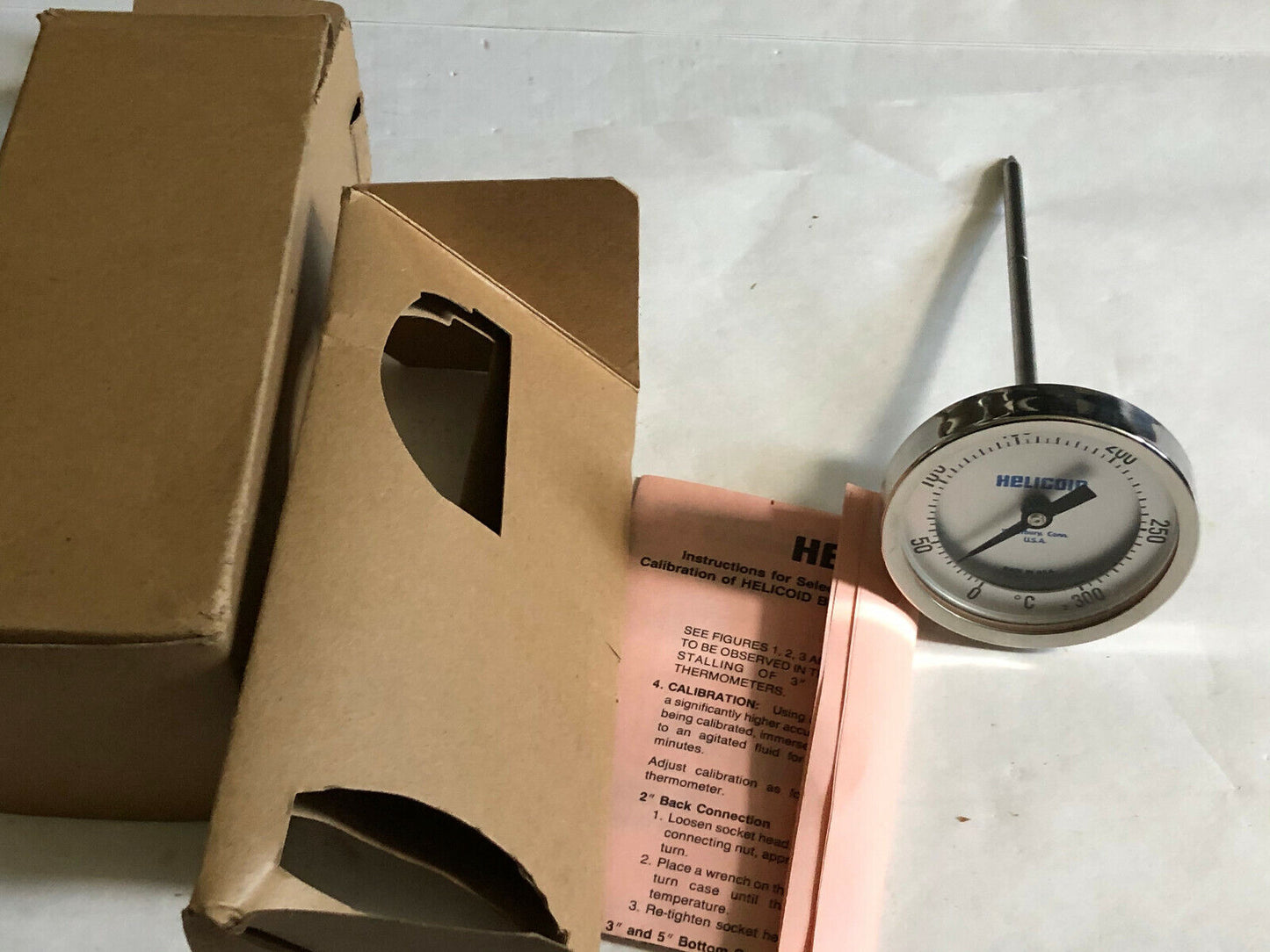 New 2-3/4' Helicoid 300 Psi Gauge 3" Gage,An