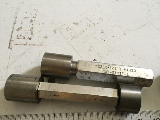 Used  Go No Go Gage, Go Nogo Guage 1.400,1.404, 1.405 The Pipe Machinery,Am