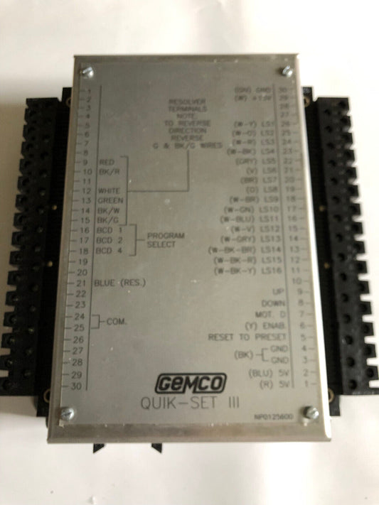 New Ametek 1989A16r12sem0x Gemco Quik-Set Iii,An