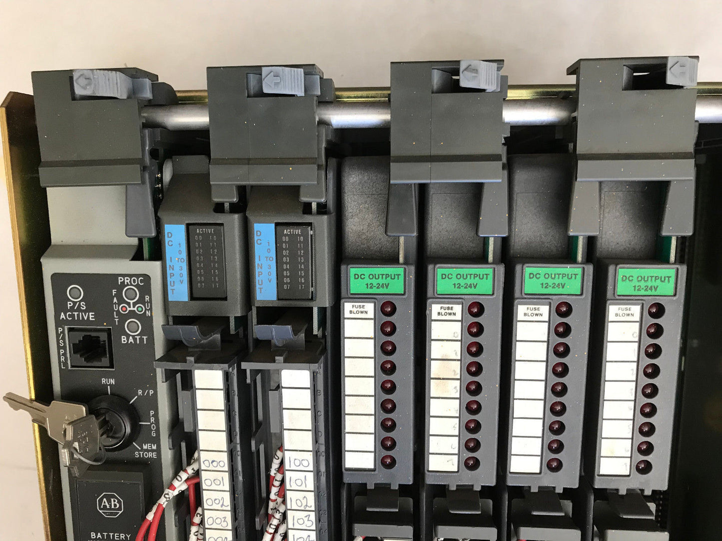 Allen Bradley 1771-A2b 8 Slot Chassis Mini-Plc-2/16 W/Power Supply I/O M,Sc