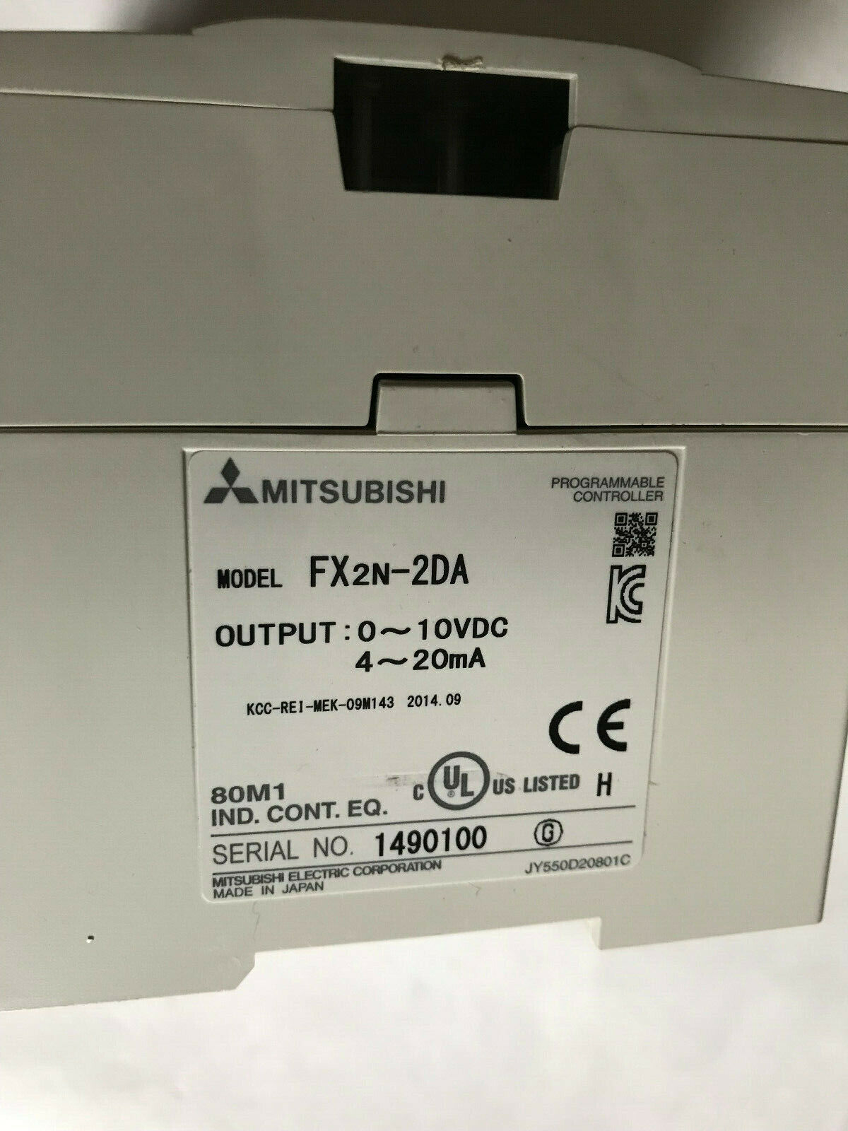 Mitsubishi Fx2n-2Da,Fx3uc-16Mt,Fx2nc-Cnv-If, Assembly Fx2nc-16Ex,Fx2nc-16Eyt,Sd