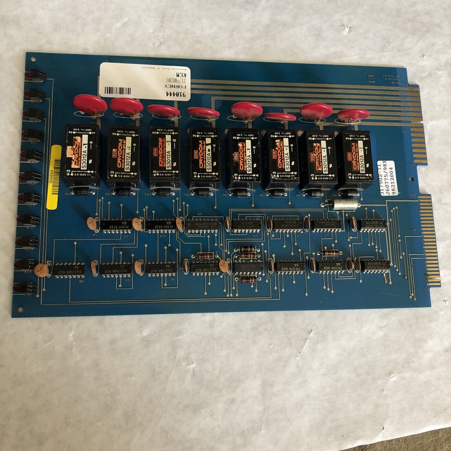 Forney 31790201,Afs-Io-19,317902-71, Afs-10-19 D-317902-01 Rev.D,Board,Cx