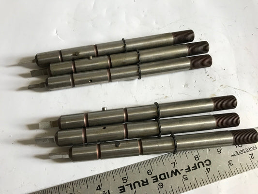 Lot 6 1/2 Strippit,Wilson 093X256,Turret Rectangle Punch Wt.067X.256 Rt,Em
