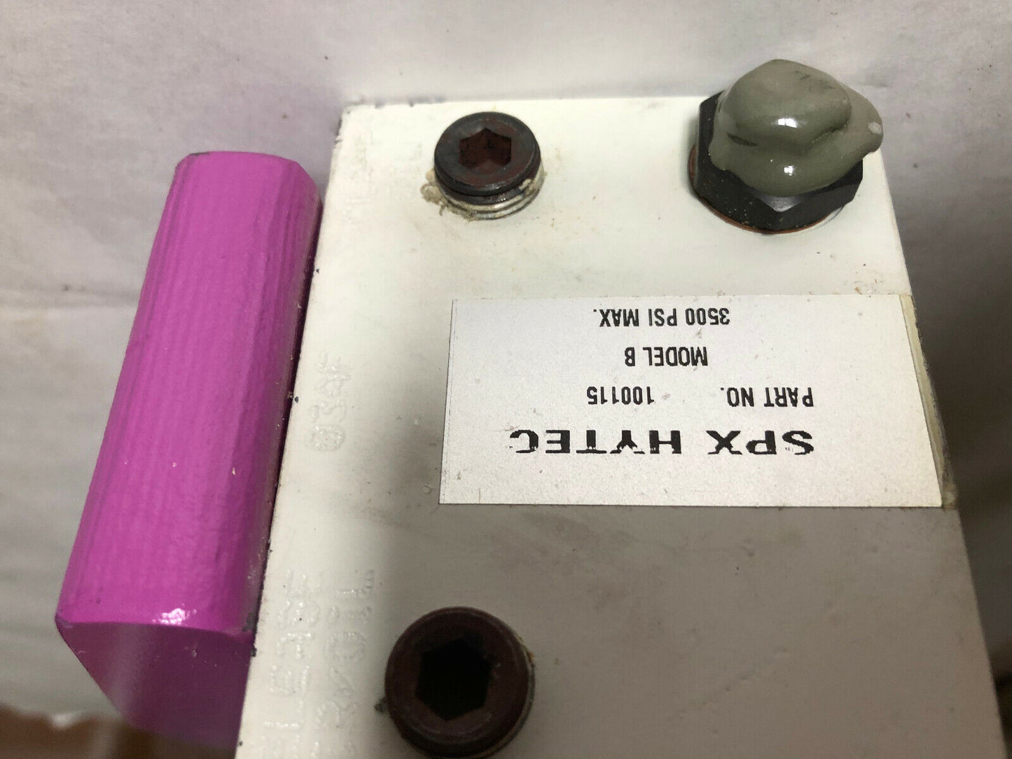 New Spx Hytec Model B Hydraulic Work Supports, 10015, 3500 Psi 7290703,Ag