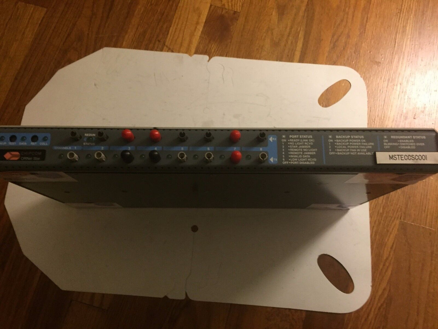 Chipcom 9308S-St Ornet Star Backup Port Terminal 115/230Vac 1/.5A,Cr