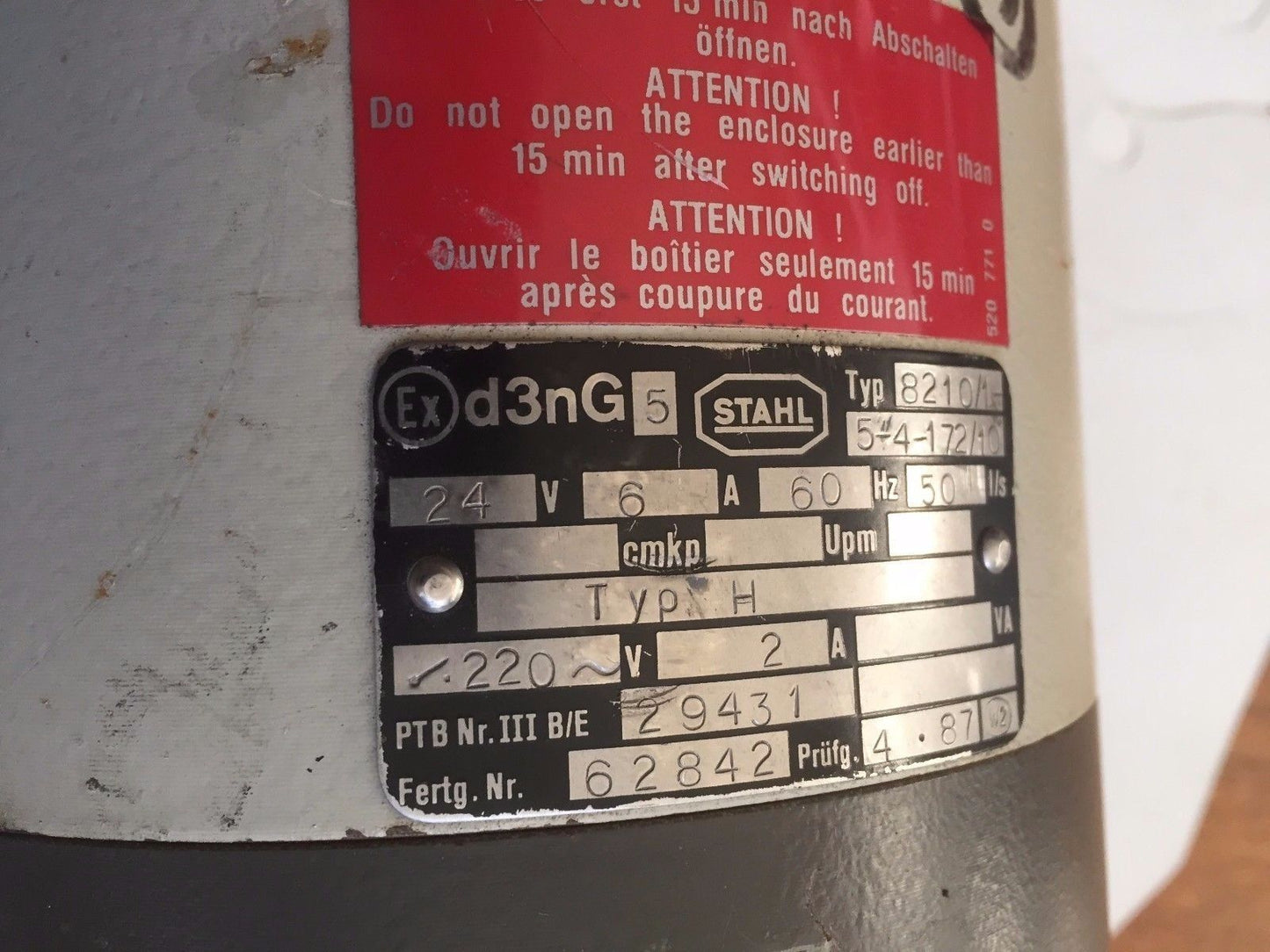 Stahl 8210/1,Ex D3ng5 24V Pulse Counter,Stahl 8210/1 5-4-172/10 Board,4.87.6A,Bu