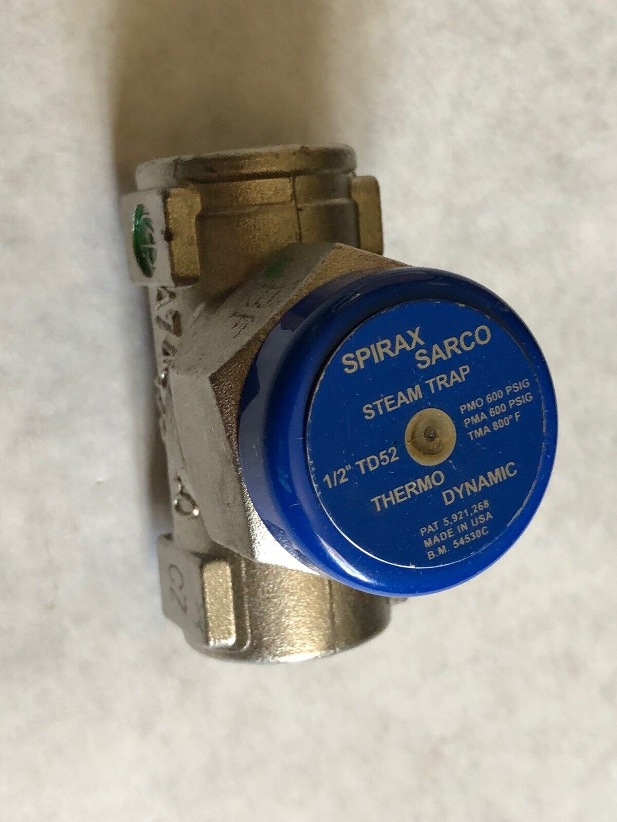 New 1/2" Td52 Spirax Sarco B.M. 54530C Steam Trap Cool Blue Thermo Dynamic,Ay,Av