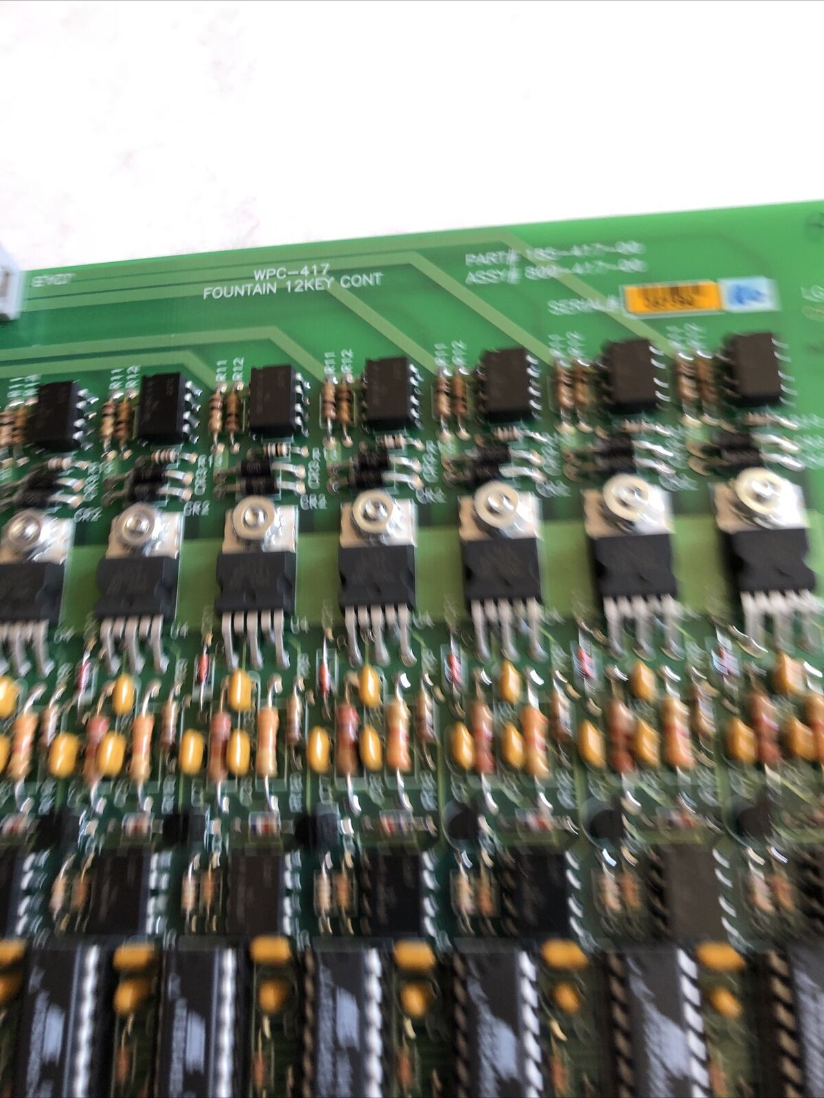 Web 185-417-00,800-417-00 Printing Fountain 12Key Cont,Wpc-417,Ti