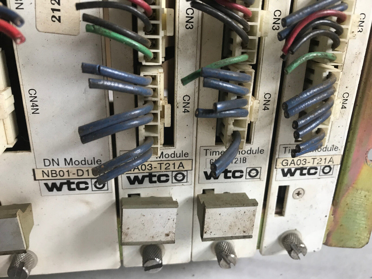 Wtc Mr01-P22a Power Module,Nb01-D10a,Ga03-T21b Timer Module,Dn Module,Aa