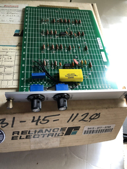 New Reliance Electric 0-51829-2 Linear Voltage Timing Card,Plc Module Fh51855,Tc