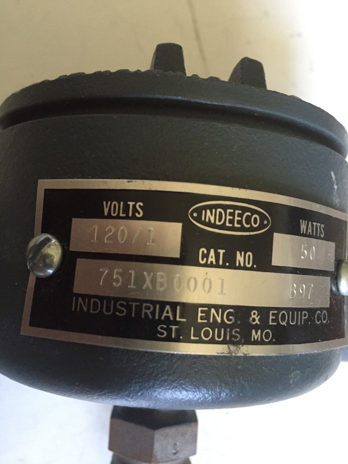 New Indeeco 751Xb0001,120/1 V,50 W Immersion Heater,1/2"Npt,Probe Length: 2",Ba