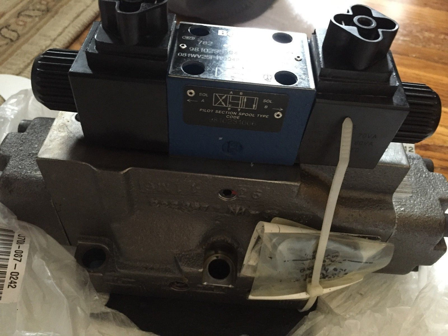 Rexroth Bosch 9810235594,081Wv25p1v304pyws115/60D51/55 Hydraulic Valve,3000,Dd