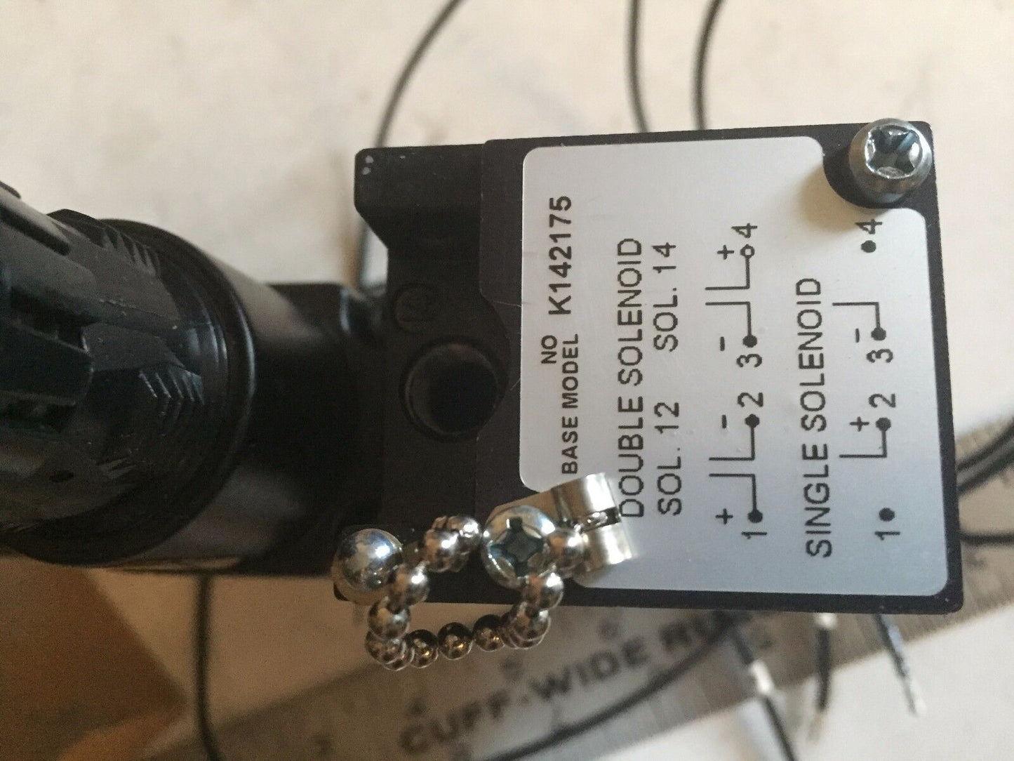 Parker Al11323bgn496cb Pneumatic K593-303 24Vdc 6 W Solenoid Valve K142175,Aa