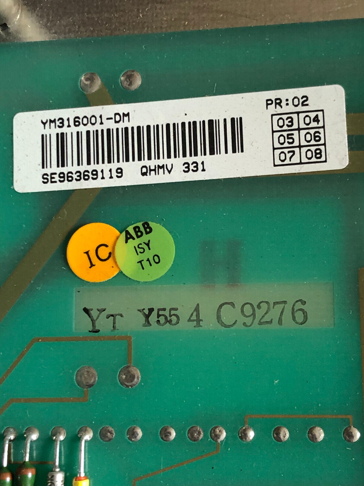 New Asea Ym316001-Dm Qhmv 331S Processor Board,Abb Ym316001-Dm Qhmv 331S,Aj