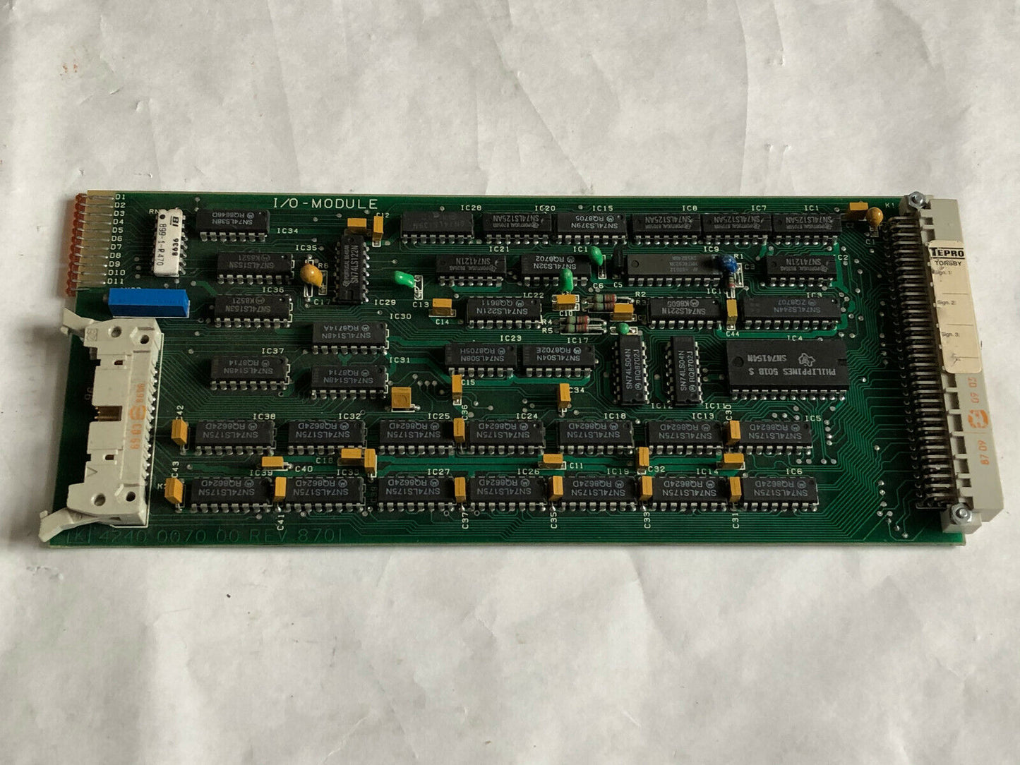 New Atlas Copco 4240 0070 00 Rev 8701 Terpo I/O Module,4240007000,Fj