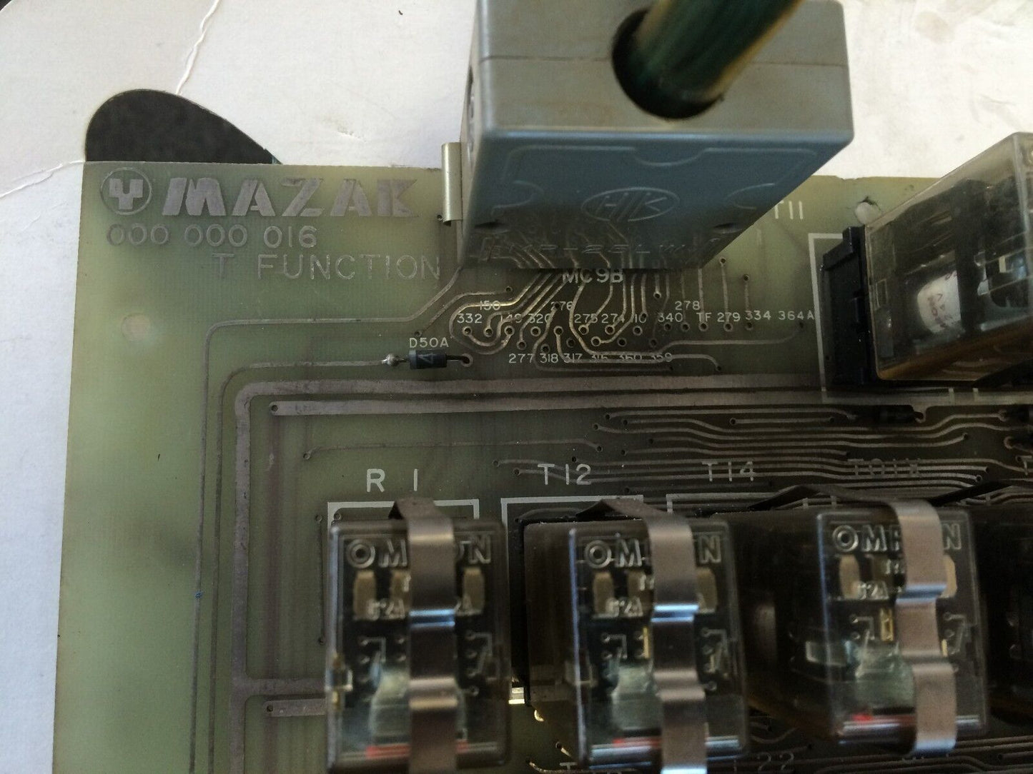 Mazak 000 000 016,000000016  T Function Mr-50Rmwh Mciia   Cnc Lathe Relay Pcb,Br