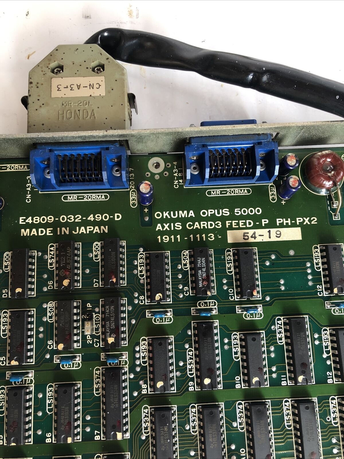 Okuma E4809-032-490-D,Okuma Opus 5000 Axis 1911-1113 Feed Control Board,Fl