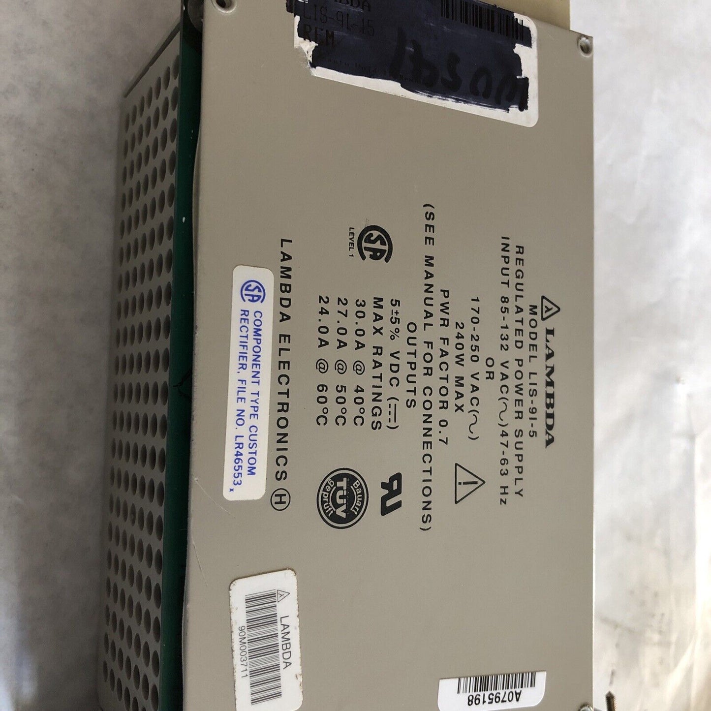 Lambda Lis-9I-5,Lambda Lis-91-5 Power Supply,L1s-91-5,Lis-91-5,Ee