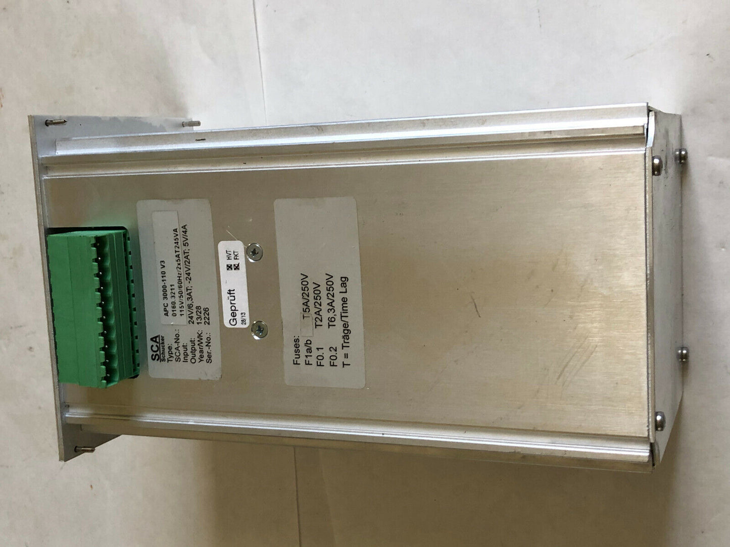 Sca Apc 3000-110 V3,Schucker 0160.3211,3000-110 V3,110V,Sc