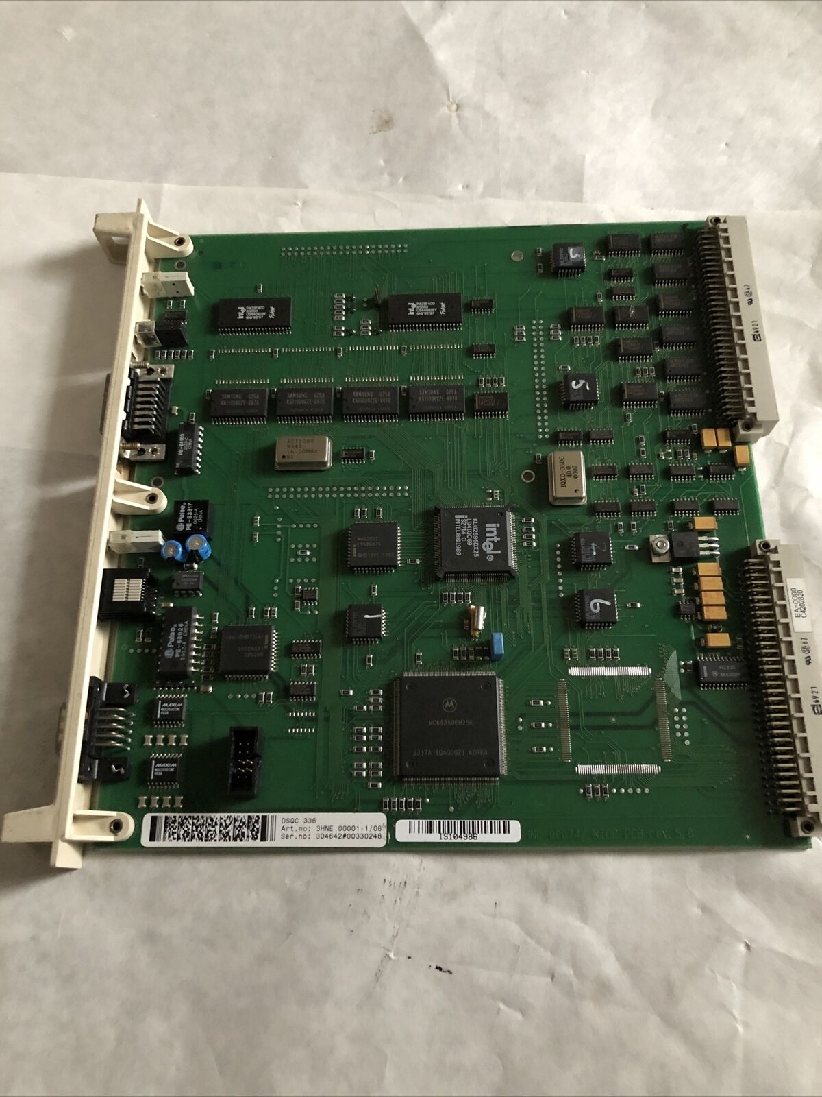 Abb Dsqc 336 ,3Hne 00001-1/08,00074/Nioc Pcb Board,Ee