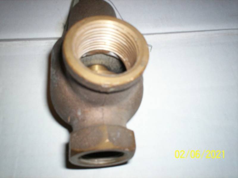 New 3/4" Kunkle 537-001 Safety Relief Valve Set 40 Psig,Fj