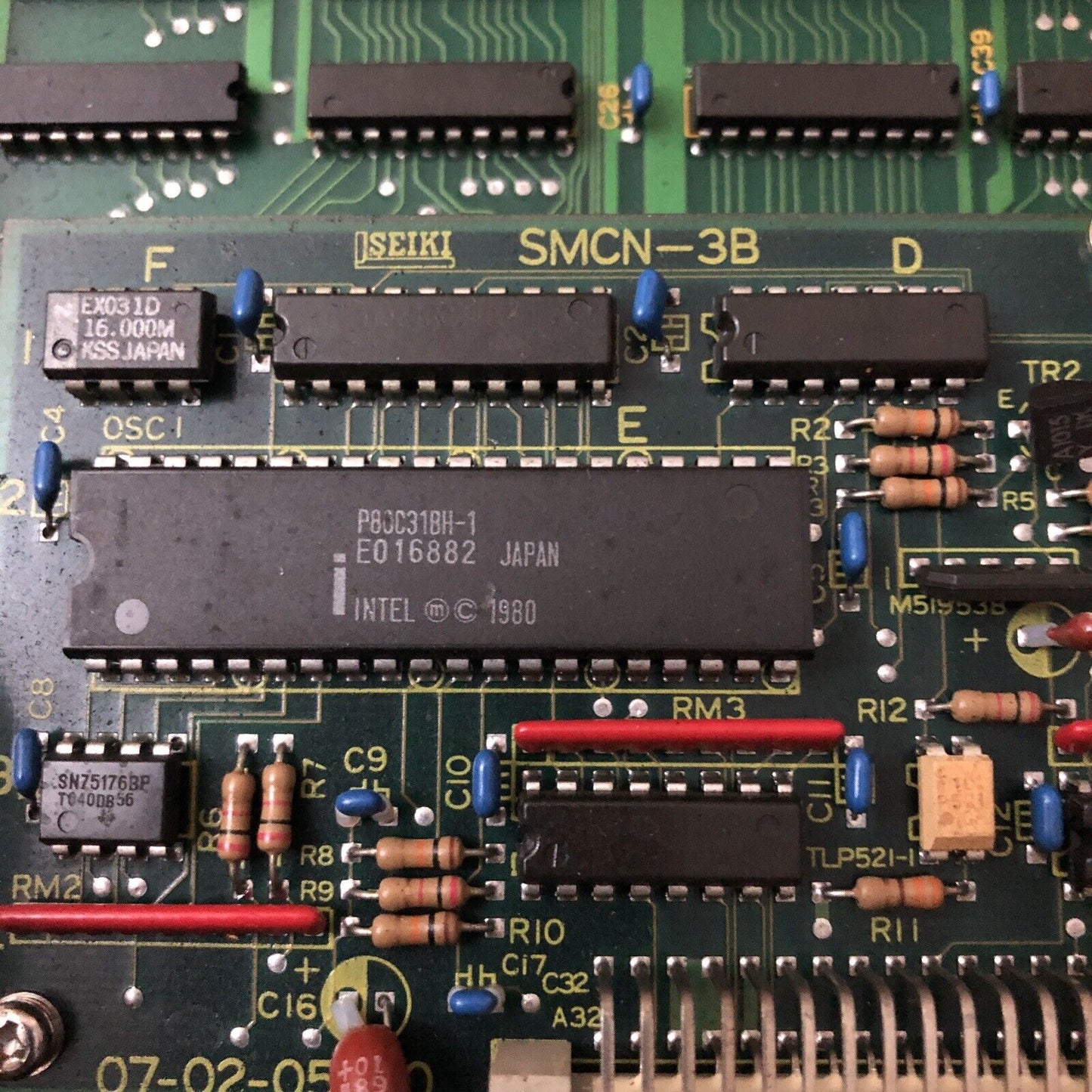Seiki Vmc Pcb Card, Seiki Pan-I/O,Pan-1/0, 10-05-04, Smcn-3B,07-02-05-00,Cr