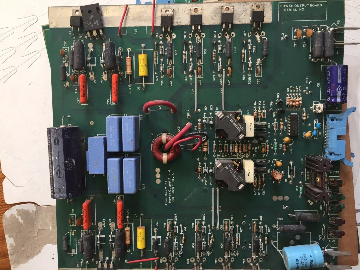 Ameritherm 003-0028-1 Rev.A Power Output Board 00300281,Bz