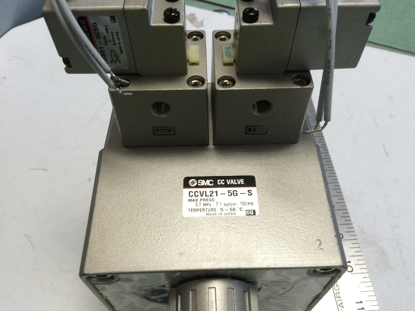 New Smc Ccvl21-5G-S  Valve V0301-005G Dc24v,Bo