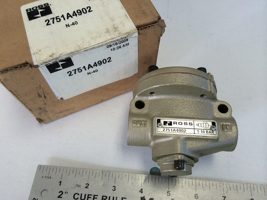 New Ross 2751A4902 Pressure Control Valve, 1-10 Bar, 1/8-3/8" Npt,Bb