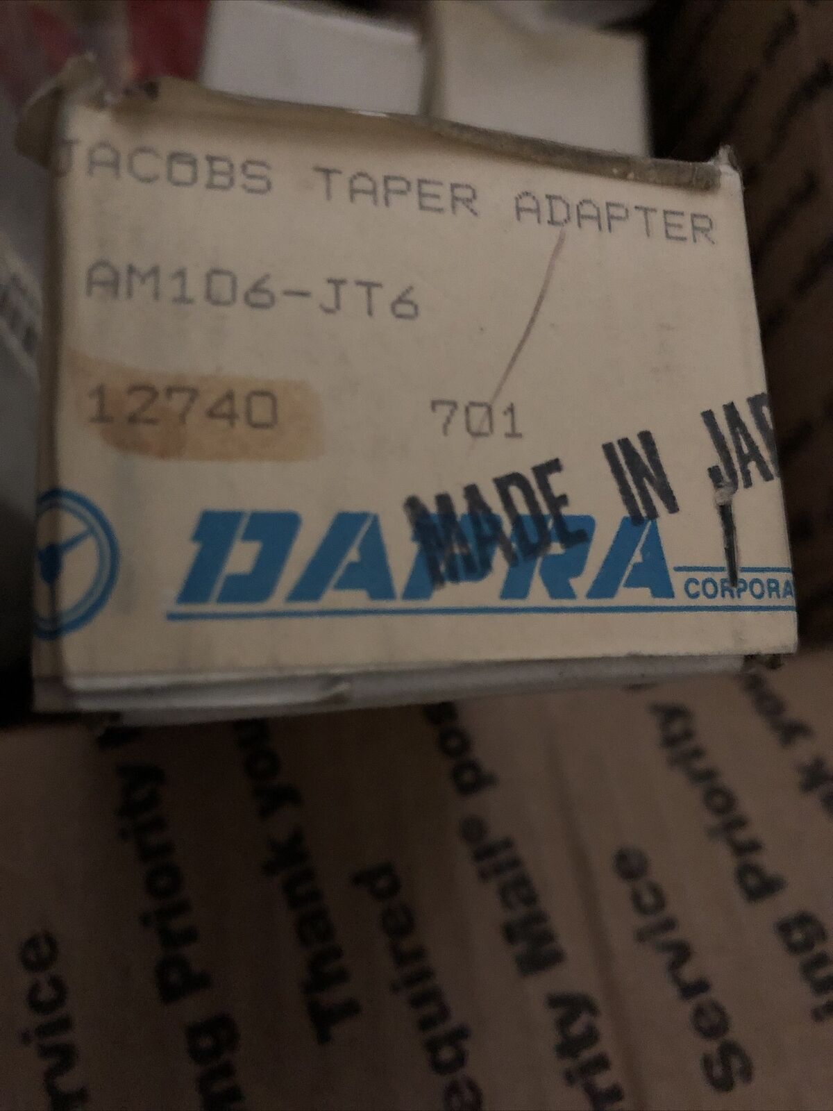 New Showa Am106-Jt6 Jacobs Taper Adapter #6 Dapra Am106-Jt6,Ak