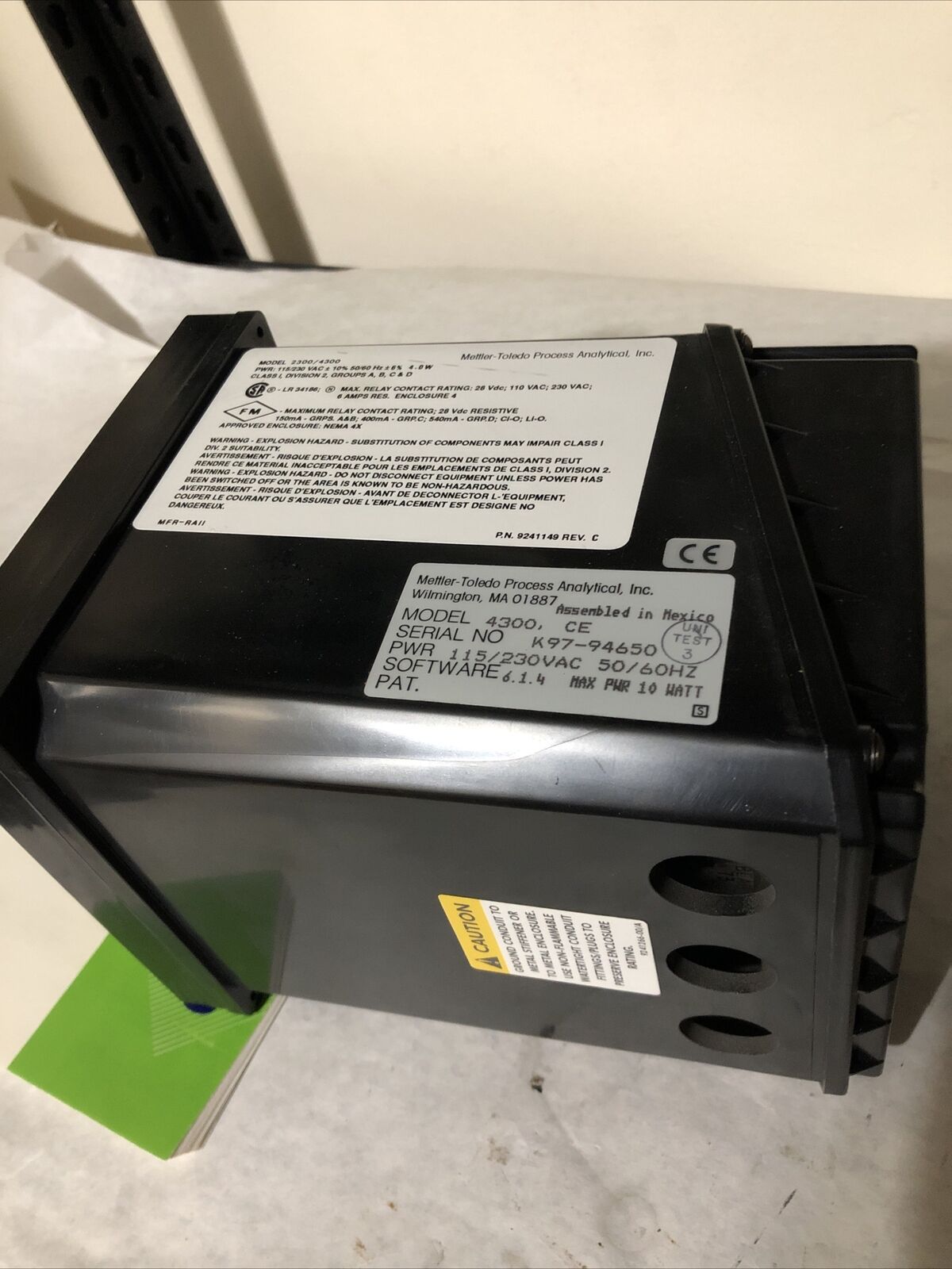 New Mettler Toledo 4300,Model 4300 Transmitter 115/230Vac 314303000,Bf,Fc