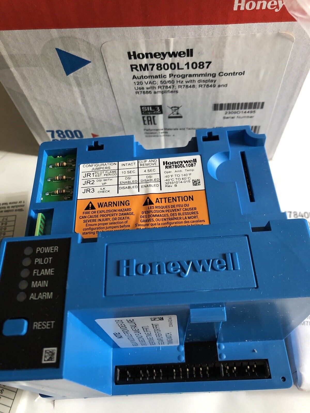 New Honeywell Rm7800l 1087 Burner Primary Controller Rm7800l1087,Rm7800l 1087,Am